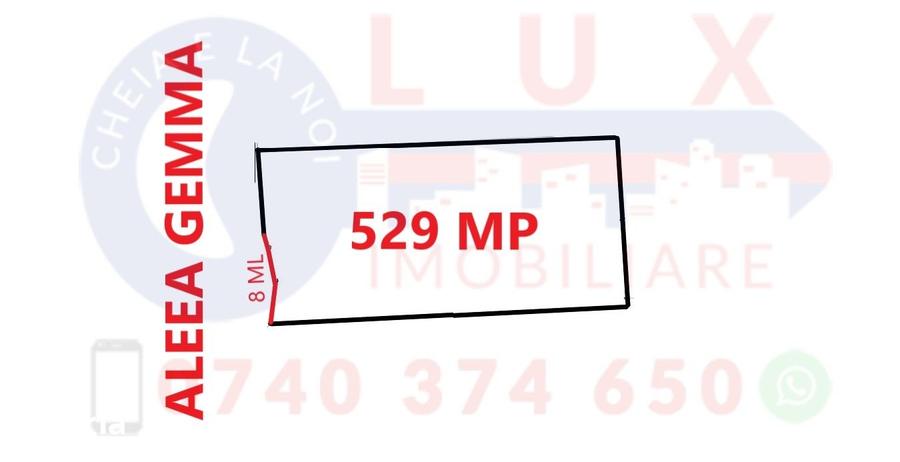 ID 7589 EXCLUSIVITATE - Teren pentru casa - Aleea Gemma - 1