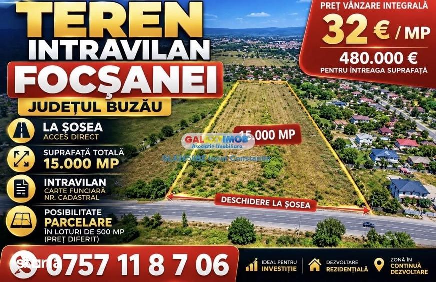 Teren de 15000 mp, în Vadu Pașii