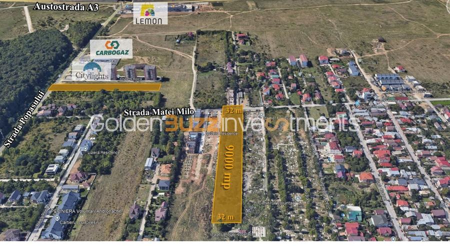 Teren Construcții intravilan de 9000 mp, în Central