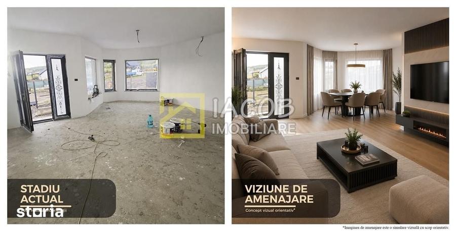 Casă cu 3 camere cu Teren 400 Mp în Bistrița Lac