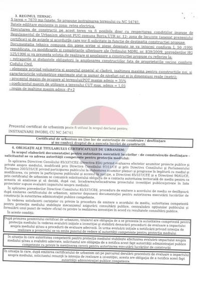 Teren Construcții intravilan de 7670 mp, în Borca