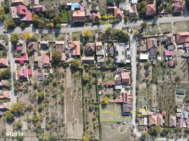 Teren de vanzare in vatra satului Urseni 500 mp Comision 0% - 2