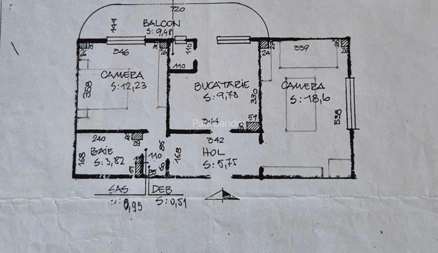 Apartament 2 camere decomandate, etaj 1 , Dorobantilor