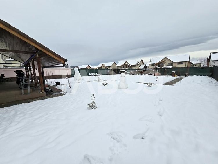 Casa individuala de vanzare teren 852 mp 5 camere 2 bai Selimbar Sibiu - 26