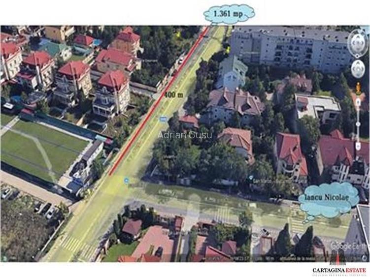 Teren Construcții intravilan de 1361 mp, în Pipera