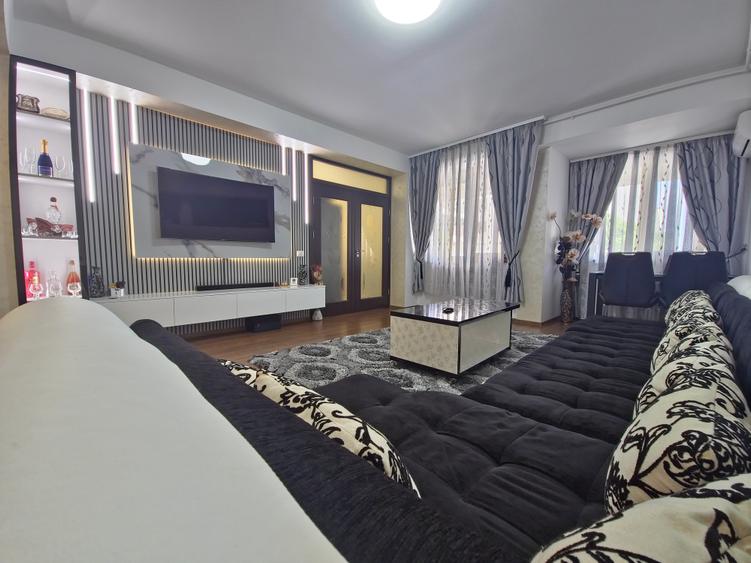 Tomis Plus, parter înalt  3 camere  76 mp, mobilat utilat  complet - 1