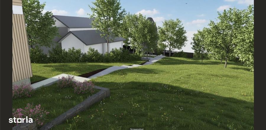 Teren intravilan 3000mp utilitati,proiect aprobat,vedere oras & Castel - 3