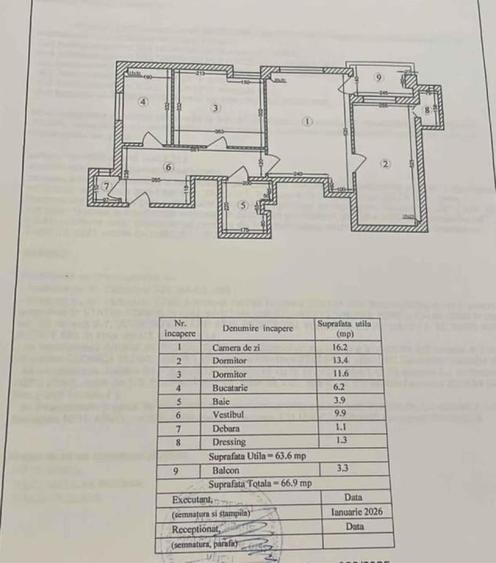 Vanzare 3 camere Metrou Lujerului Militari - 2