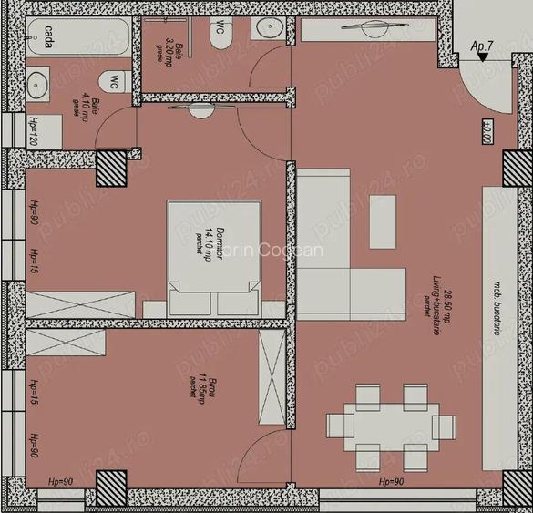 Nord Residence - Corp 2, apartament 7 PARTER
