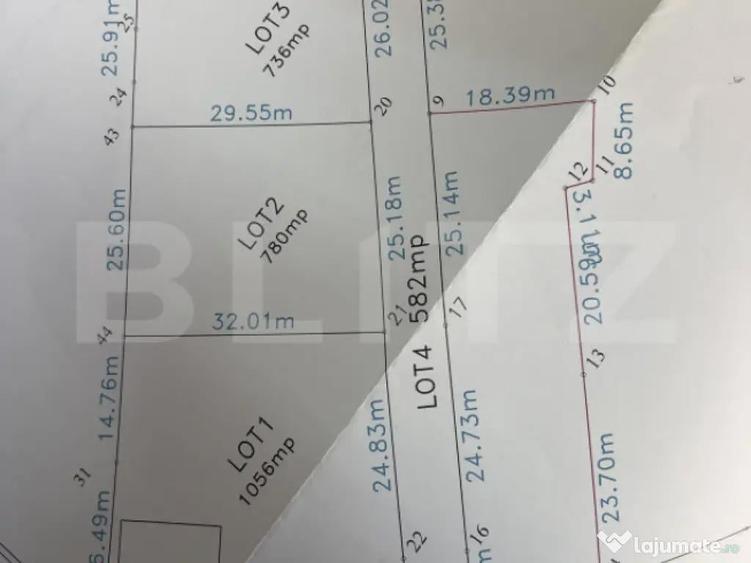 Parcele la padure in extensie intravilan , Drumul Tarpiului - 1
