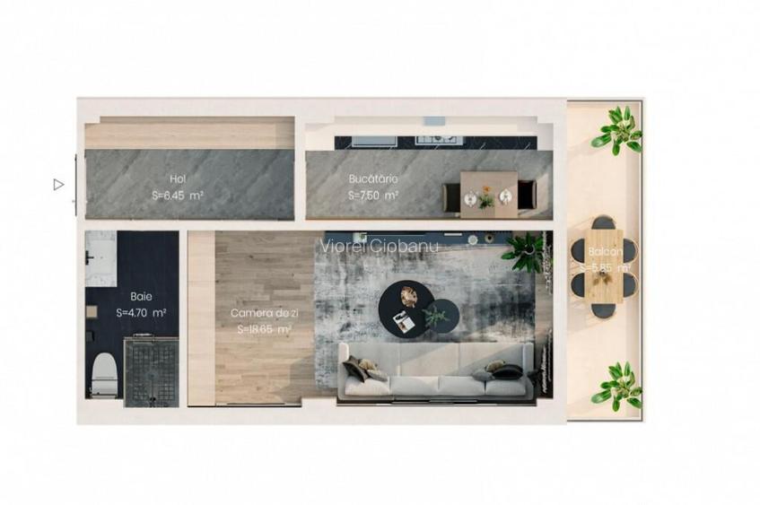 APARTAMENT 1 CAMERA, BLOC NOU, DECOMANDAT,VALEA LUPULUI,LOC