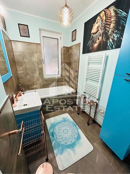 Apartament cu 2 camere semidecomandat, mobilat în Dumbrăvița