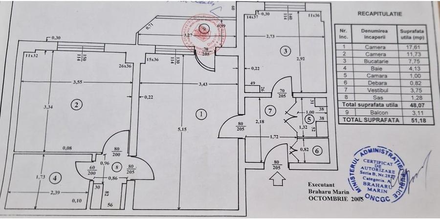 Apartament cu 2 camere semidecomandat, mobilat în Berceni