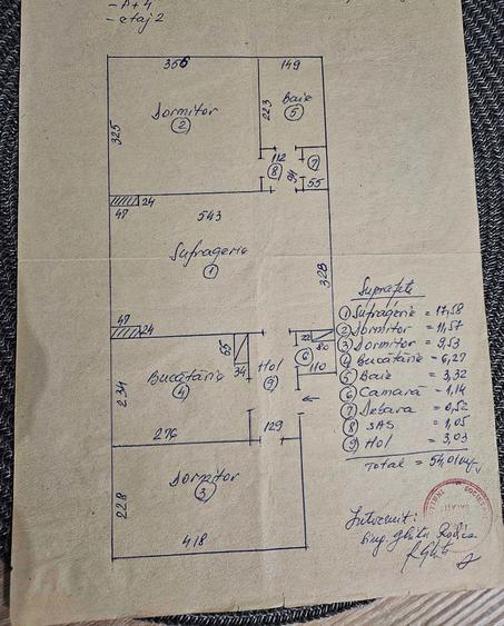 Apartament cu 3 camere semidec. Tiglina 1 et.2/4 - 1