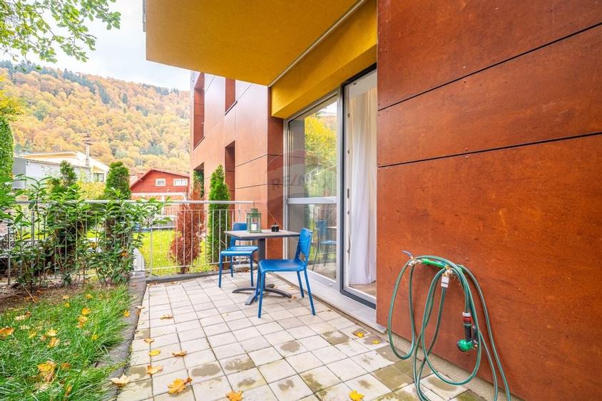 Studio cu terasă și vedere către munți – Green Future Sinaia - 13