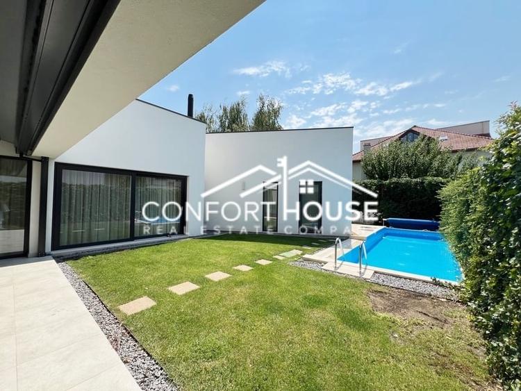 Vila  cu arhitectura moderna,  D+P+E,  piscina,  IANCU NICOLAE -British School - 2