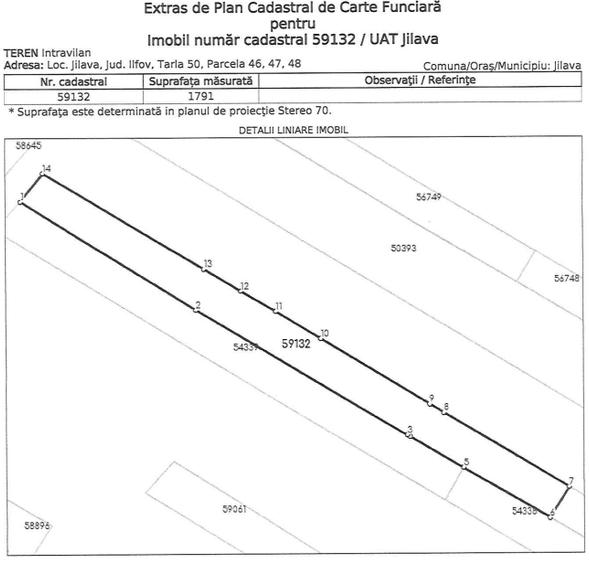 Vand Teren Intravilan – 1.791 mp Jilava, Str. Piersicilor COMISION 0% - 1