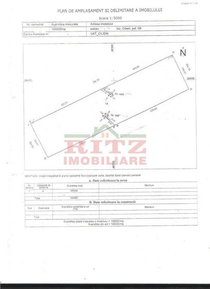 Teren 16,5 HA Cilieni-compact,acces 3 drumuri, acte la zi - 1