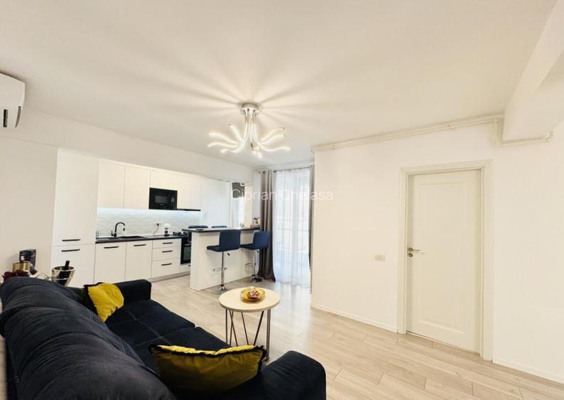 Apartament cu 3 camere complet mobilat si utilat, vedere la