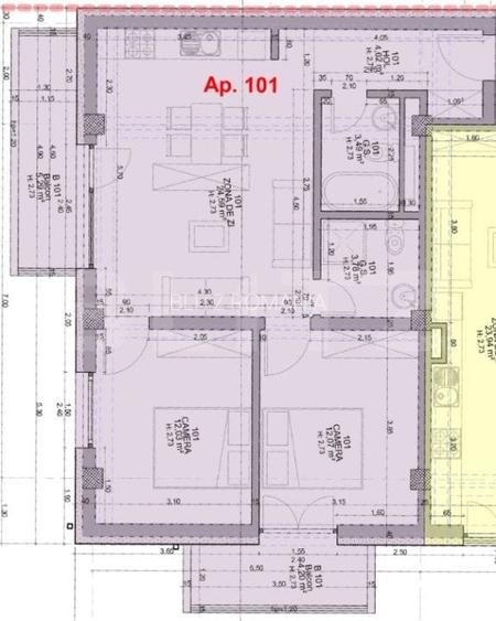Apartament cu 3 camere, 60,59 mp, intr-un bloc nou, zona-ultracentrala Apartament cu 3 camere, 60,59 mp, intr-un bloc nou, zona-ultracentrala