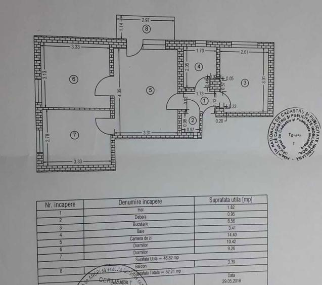 Apartament 3 camere de vanzare Central, Str. Republicii, Targu-Jiu - 5