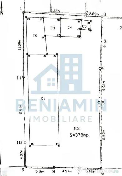 Casa in Romanesti-Teren 380mp-Deschidere 14m-Zona linisti... - 1