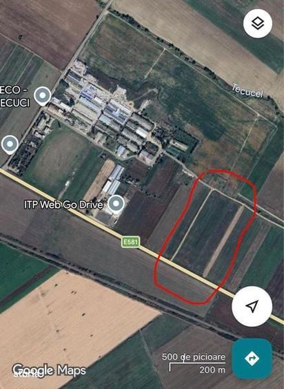 Teren Tecuci DN24 / 80 m deschidere stradala! - 1