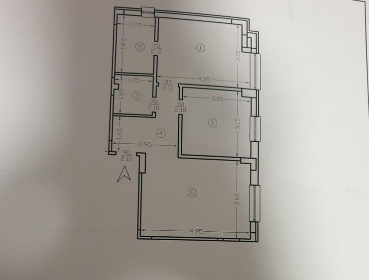 Vand apartament 3camere - 1