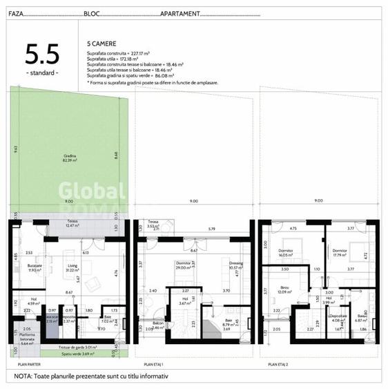 Townhouse 4 camere 153 MP | Pipera-Voluntari | h4l The Village - 14