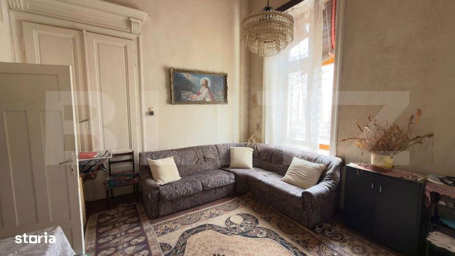 Apartament ultracentral cu potential deosebit 2 camere, etaj 1 - 5