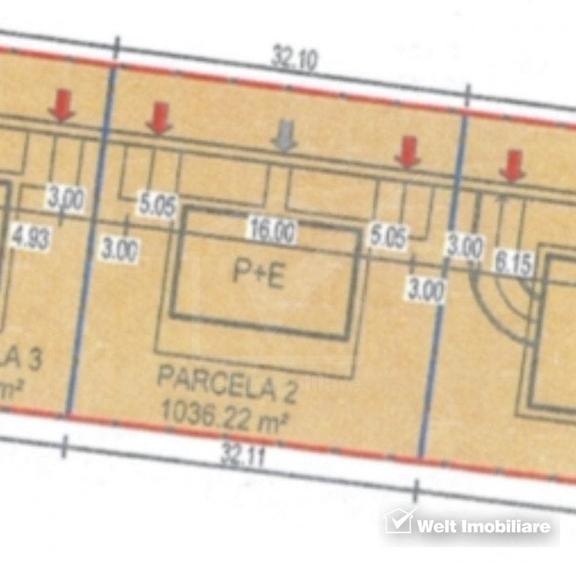 Teren in zona Wonderland cu certificat de urbanism pentru 4 case, view superb - 4