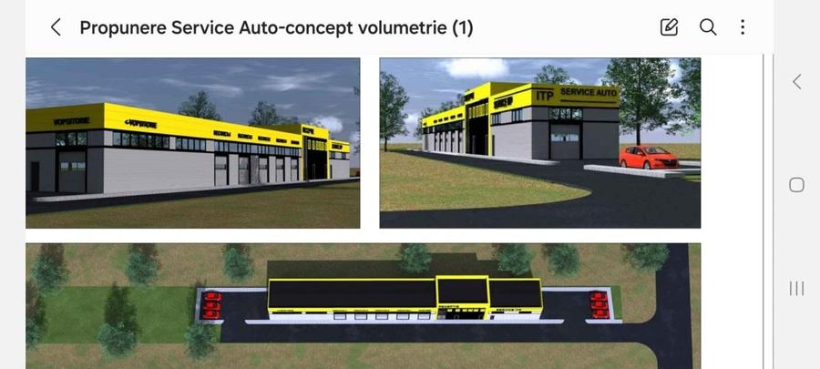 Teren + Proiect Service Auto - 2