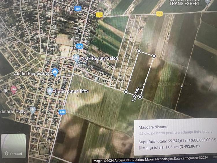 Teren intravilan Dascalu , 18000 m /17€ m2  - 3