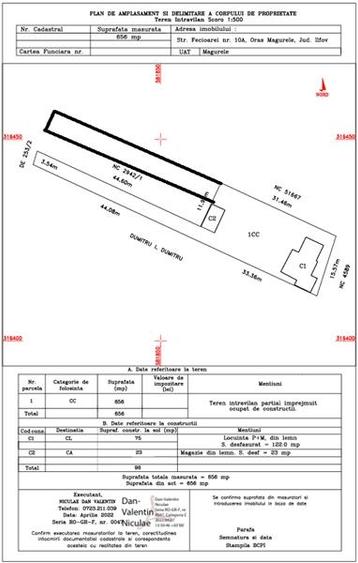 Casa 5 camere - teren 1400mp - Magurele - Str. Fecioarei - 17