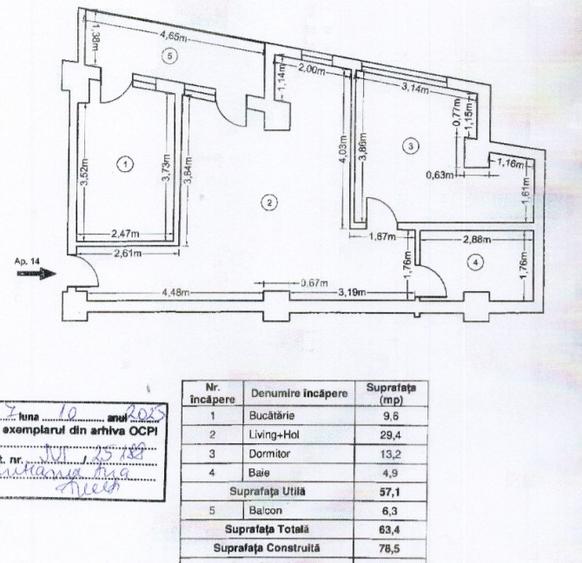 Negociabil. 2 camere, zona G. Enescu; 57,1 mp. Negociabil. 2 camere, zona G. Enescu; 57,1 mp.