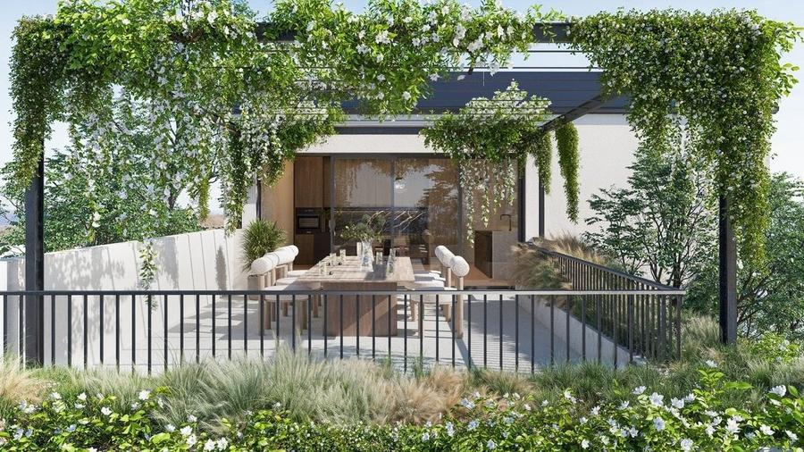 Casă cu arhitectura contemporana în Bucureștii Noi – 2 apartamente independente - 2