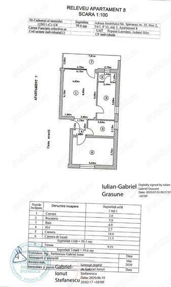 Popesti Leordeni 2cam 60mp,STB in fa?a blocului,Loc parcare - 2