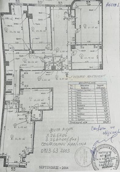 Aviatorilor / Spațiu de 200 mp in Clădire Premium / 200 Mp / 5 Birouri / Metrou - 1