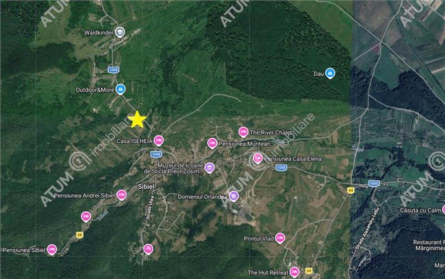 Teren Construcții intravilan de 1025 mp, în Sibiel