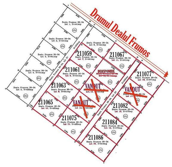 Loturi 441 mp,50 euro/mp+TVA,direct proprietar Metro Berceni, - 3