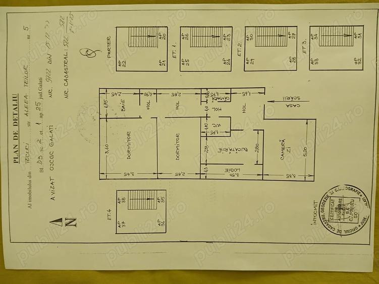 Apartament cu 3 camere, etaj1,Zona industriala , Tecuci - 10