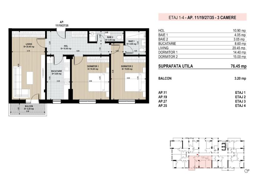 Apartament 3 camere sector 4 - 2