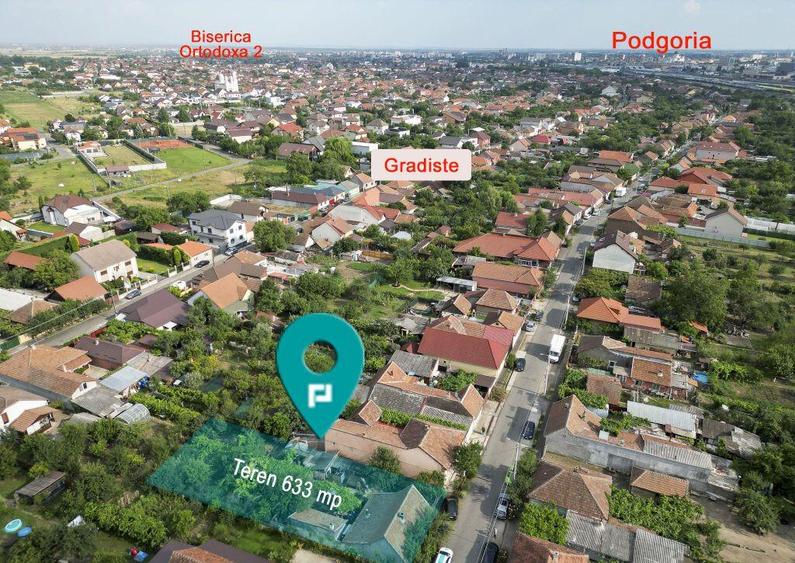 Teren intravilan 633mp in Gradiste - 3