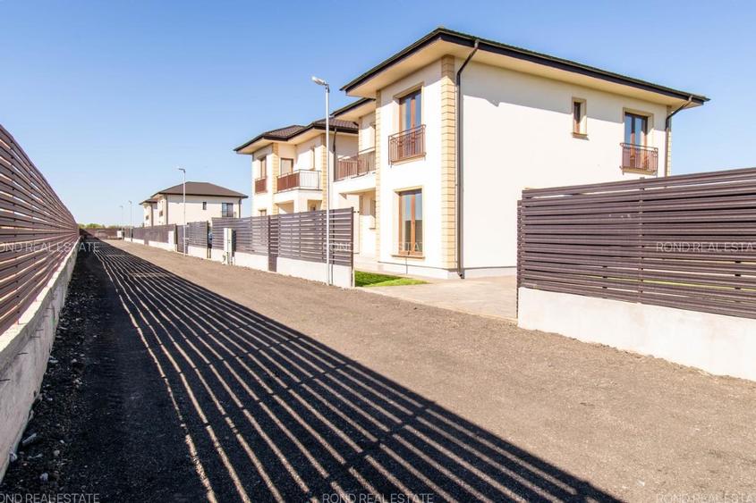 Proiect Aleea cu Tei, 5 vile la cheie, curte amenajata - 6