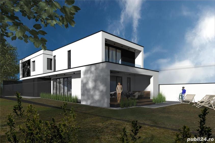 Terenul cu autorizatie de construire vila, proiect modern inclus in valoare de 10 000 Euro. - 7