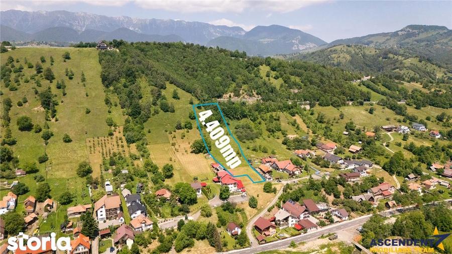 Teren de 2327 mp, în Moieciu
