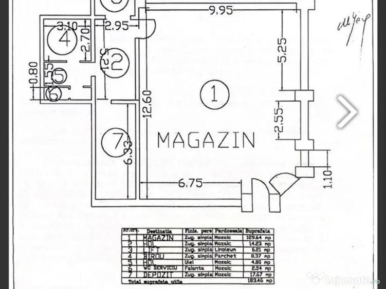 Piata Delfinului sp com, suprafata totala: 360 mp. Inalti... - 6