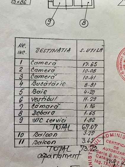 Apartament 3 camere V.V. Stanciu 7 | Timpuri Noi | Renovat - centrala termica. - 21