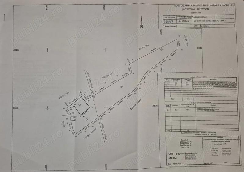 Casa cu teren 1750mp Horezu - 1