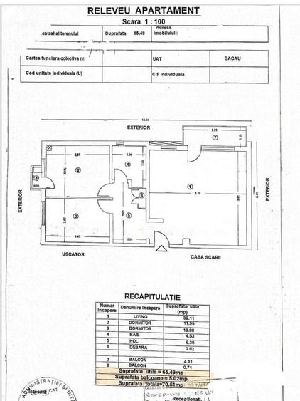 Apartament cu 3 camere de vânzare în zona Stefan cel Mare - 20